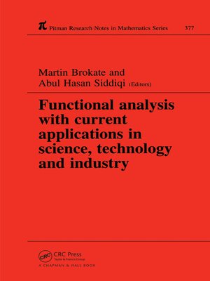 cover image of Functional Analysis with Current Applications in Science, Technology and Industry